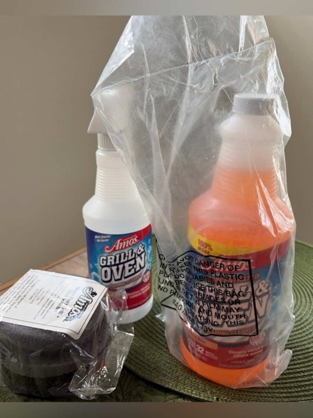 Professor Amos Concentrated Grill & Oven Foaming Cleaner Kit Citrus Zest 32 oz